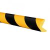 Traffic Line - Edge Protection: Options: Semi-Circle 40/40 - Self Adhesive Yellow & Black