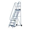 Climb-It Warehouse Safety Steps | Mobile and Static Ladders for Secure Access: Number of Treads: 8 Treads