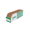 Cardboard Storage Bins Pack of 50 - A Range 100mm High Picking Bins: Size H x W mm: 300 x 75mm - A3007