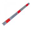 TRAFFIC-LINE Aluminium Edge Protector: Size: 1000 x 50 x 50mm, Colour: Red/Grey