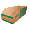 Cardboard Storage Bins Pack of 25 - B Range 200mm High: Size H x W mm: 600 x 250mm - B6025