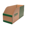 Cardboard Storage Bins Pack of 25 - B Range 200mm High: Size H x W mm: 400 x 150mm - B4015