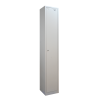 Premier Flat Top Metal Storage Locker - 1 Door: Size H x W mm: 300mm x 300mm, Colour: Light Grey