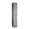 STAINLESS STEEL LOCKERS: Finish: Stainless Steel, Doors: 4 Doors, Sizes - H x W x Dmm: 1800 x 300 x 300mm