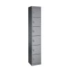 STAINLESS STEEL LOCKERS: Finish: Stainless Steel, Doors: 6 Doors, Sizes - H x W x Dmm: 1800 x 300 x 300mm
