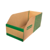 Cardboard Storage Bins Pack of 25 - B Range 200mm High: Size H x W mm: 450 x 200mm - B4520