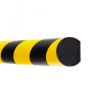 Traffic Line - Surface Protection: Size/Colour: Semi-Circular - 28/40/28 - Yellow&Black - S/Adhesive