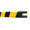 Traffic Line Push-fit Protection: Size/Colour: Rectangle - 25/30/8 - Yellow&Black - S/Adhesive