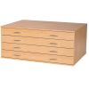Professional A1 Plan Chests: Options: Static, Number of Drawers: 4 Drawers