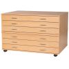 Professional A1 Plan Chests: Options: Mobile, Number of Drawers: 6 Drawers