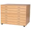 Professional A1 Plan Chests: Options: Mobile, Number of Drawers: 3 Drawers