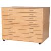 Professional A1 Plan Chests: Options: Mobile, Number of Drawers: 8 Drawers