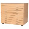 Professional A1 Plan Chests: Options: Mobile, Number of Drawers: 9 Drawers