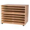 Professional A1 Paper Storage Unit Sliding Shelves: Options: Mobile, Number of Shelves: 7 Shelves