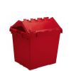 Stackable Containers with Attached Lid: Options: Red - 675 x 575 x 615mm