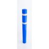 Bollard Sleeves to Protect Bollards: Options: 120mm Dia - Blue with Reflective Strips