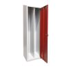 Premier Clean and Dirty Locker- Metal Storage Lockers: Colour: Red