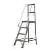 Climb-It Trade Aluminium Stepladders: Optional Extra: With Handrail, Number of Steps: 4 Steps