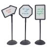 Shaped Standing Whiteboard Signs: Options: Set of all 3