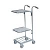 Retail Distribution Trolleys: Options: Trolley with 2 Shelves - Electro Galvanised
