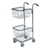 Retail Distribution Trolleys: Options: Trolley with 2 Baskets - Electro Galvanised