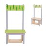 KubbyClass Single Sided Coat Benches: Number of Pegs: 6 Hooks - 600mm