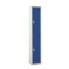 Express Standard Lockers: Options: 2 Doors 300mm Deep - Blue