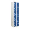 Personal Effects Lockers: Size & Colour: 1800 x 450 x 380mm - Traffic Blue