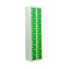 Personal Effects Lockers: Size & Colour: 1800 x 450 x 380mm - Traffic Green