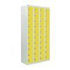 Personal Effects Lockers: Size & Colour: 1800 x 900 x 380mm - Yellow