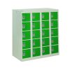 Personal Effects Lockers: Size & Colour: 940 x 900 x 380mm - Traffic Green