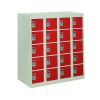 Personal Effects Lockers: Size & Colour: 940 x 900 x 380mm - Ruby Red