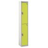 Standard Lockers - 2 Tier (2 Doors): Sizes - H x W x Dmm: 1800 x 300 x 300mm, Colour: Yellow