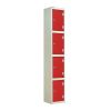 QMP Laminate Door Lockers – Durable, Secure Storage with 450mm Depth: Tiers: 4 Tier (4 Doors)