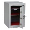 Vault Safes - Silver Range: Options: Key Locking - 2 Shelves