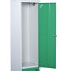 Standard Storage  Lockers - 4 Tier (4 Doors): Sizes - H x W x Dmm: 1800 x 300 x 300mm, Colour: Red