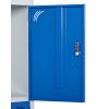 Standard Lockers - 5 Tier (5 Doors): Sizes - H x W x Dmm: 1800 x 300 x 300mm, Colour: Light Grey