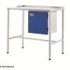 Team Leader Workstations: Options: 460mm Deep Workstation with Cupboard - Flat Top