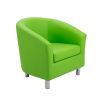 Tubs Lux Reception Arm Chair: Colours Available: Lime, Delivery: Next Day Delivery (Self Assembly)