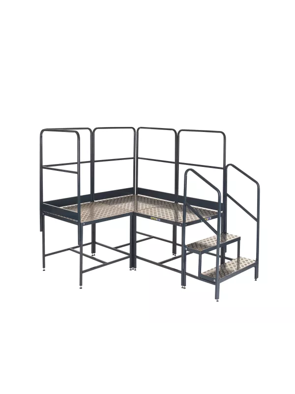 Climb-It Three Platforms Corner Modular