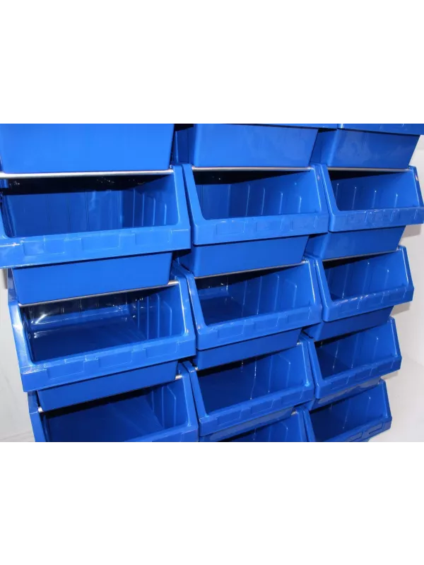 Premier Supra Bins – Heavy Duty Large Stacking Bins with Retaining Rod