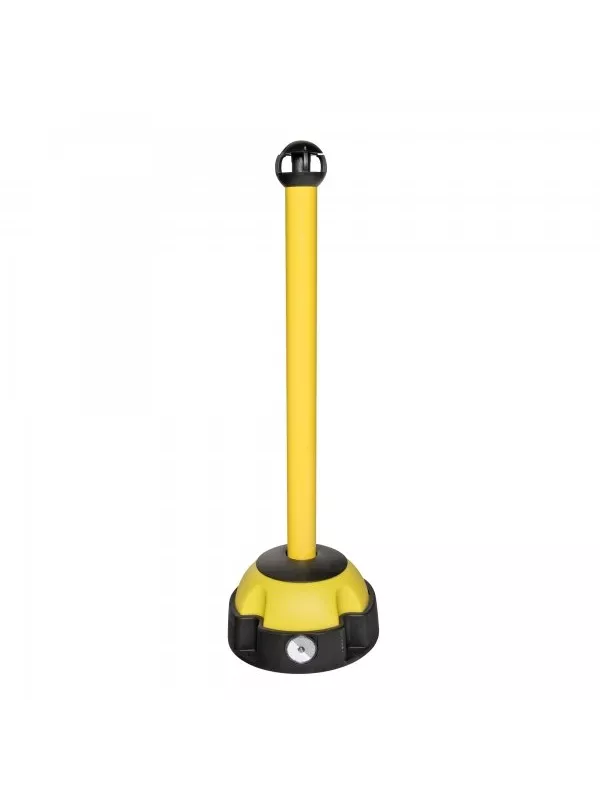 TRAFFIC-LINE Hi-Vis Chain Post with Fillable Base