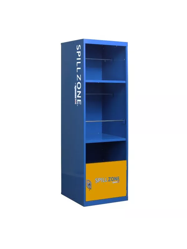 SpillZone® Absorbent Station – Industrial Spill Control Locker with Lockable Cupboard