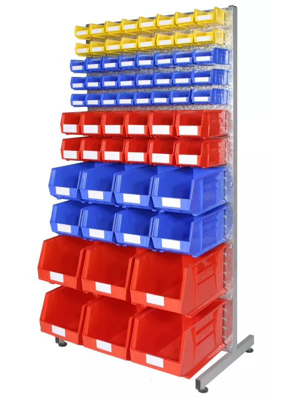 Anco Louvre Racks and Plastic Bins Kits