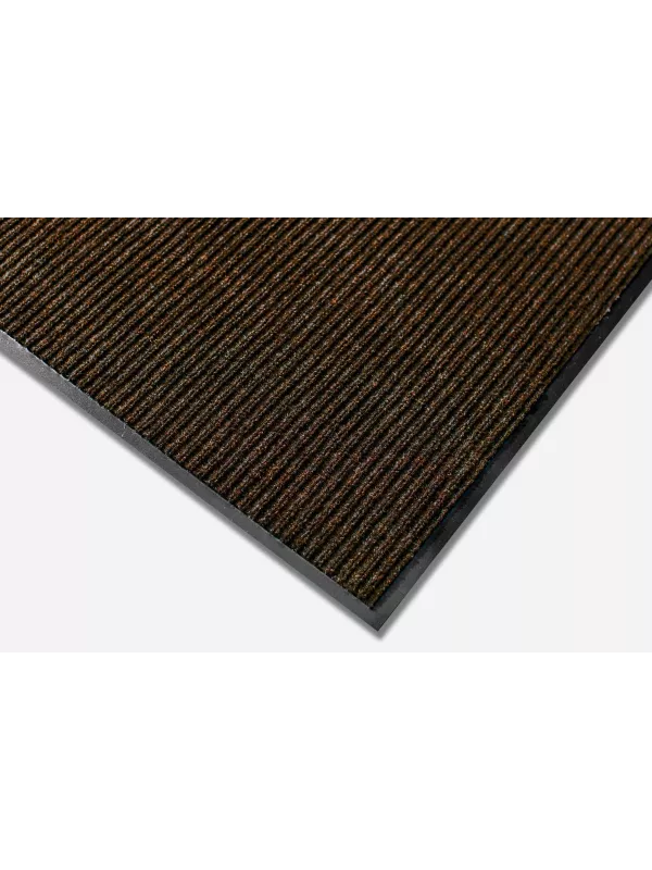 Durable brown entrance mat with textured surface – heavy-duty floor matting for dirt and moisture control.