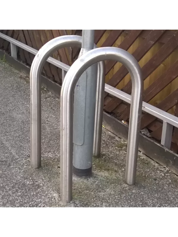 Stainless Steel Post Protector Car Parks & EV Chargers