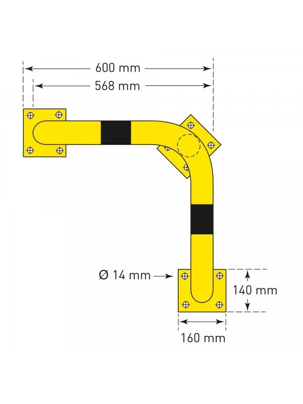 Moravia Black Bull Corner Protection Guards