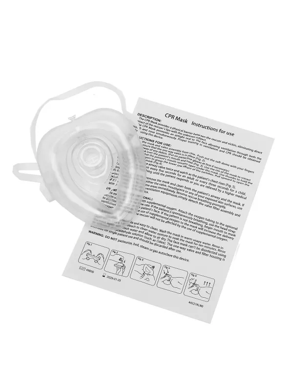 St. Johns Ambulance Rescue Mask with O2 Inlet