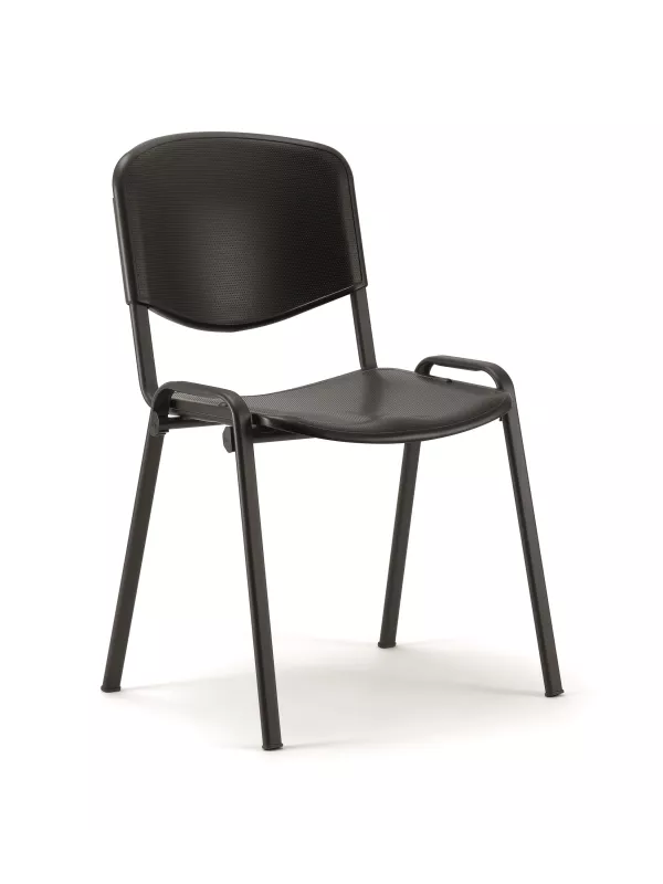 ISO Stacking Visitor/Conference Chair – Polypropylene Seat and Back