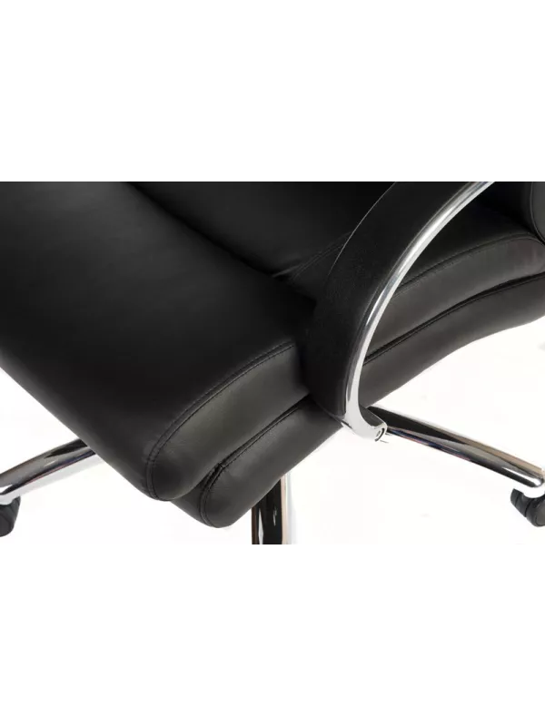 Teknik Samson Heavy Duty Executive Chair – Leather Look, Rated for 24-Hour Use